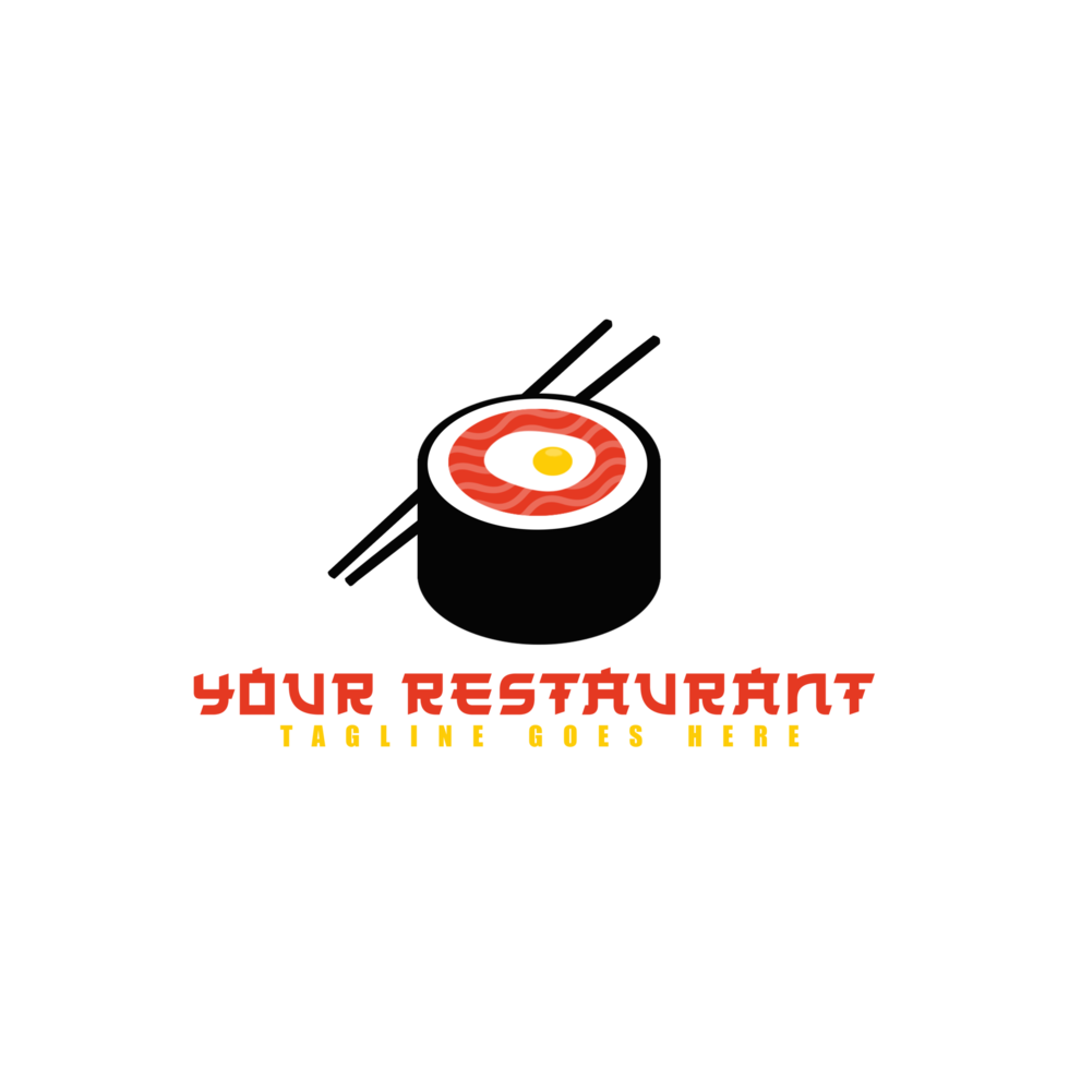 Food logo design template restaurant png