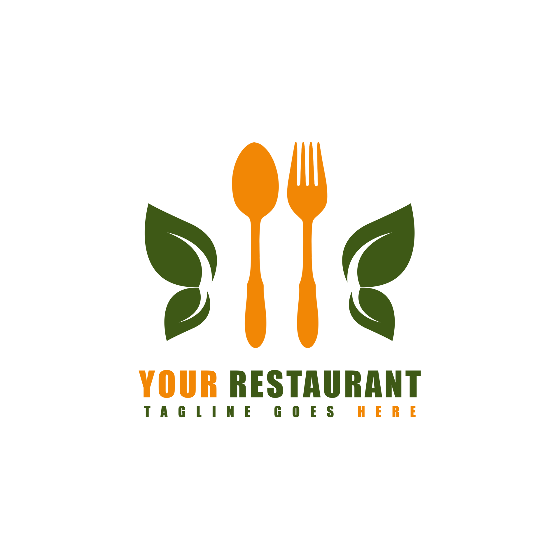 Food logo design template restaurant 14971638 PNG