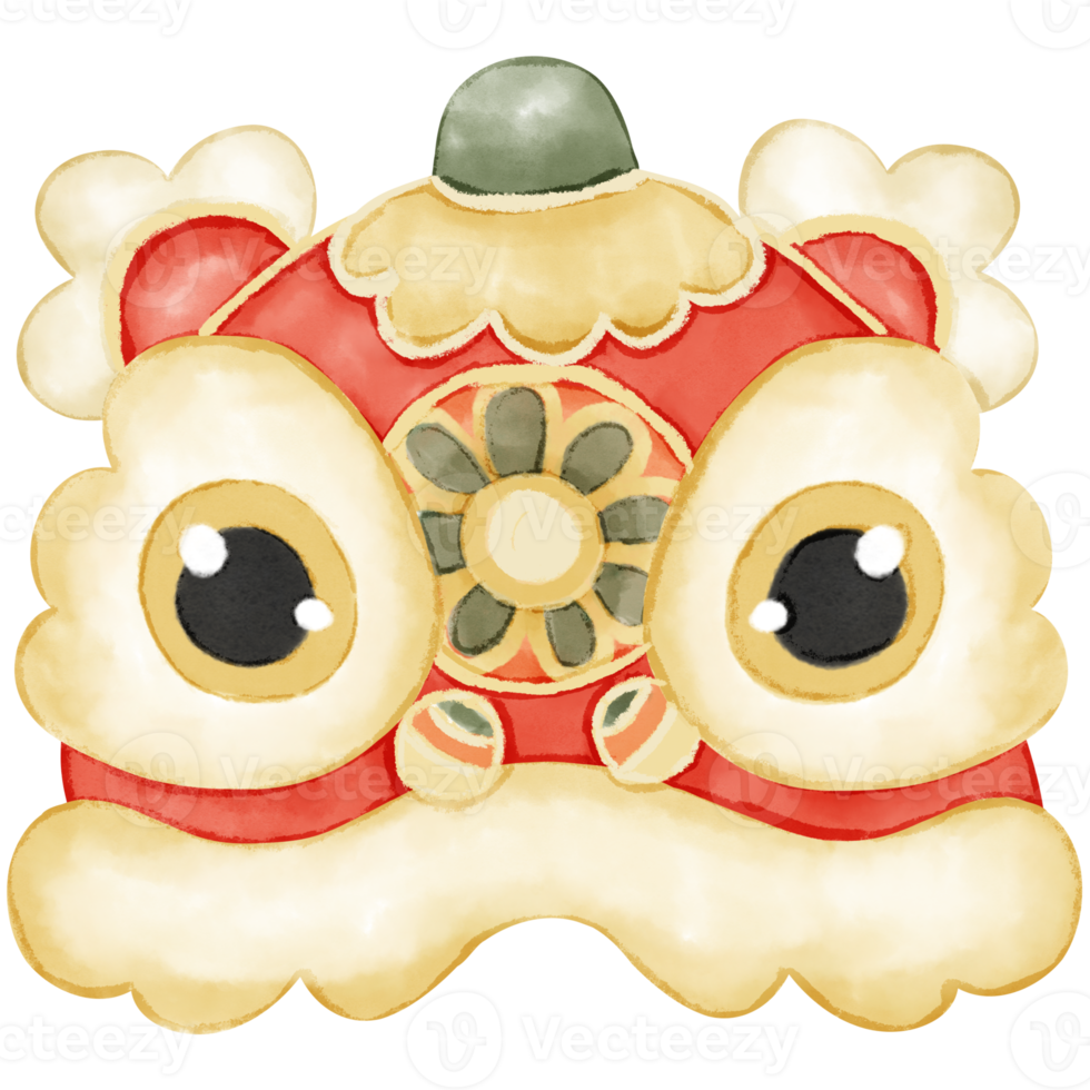 Chinese Dragon Watercolor illustration png