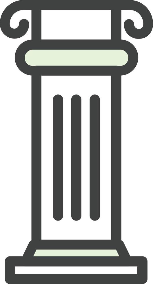 Columns Vector Icon Design