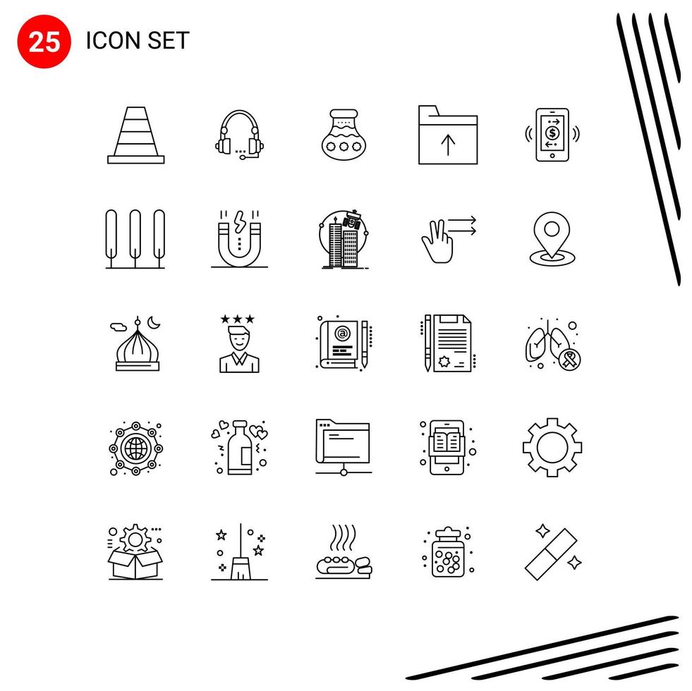 Pictogram Set of 25 Simple Lines of get document help festival water Editable Vector Design Elements