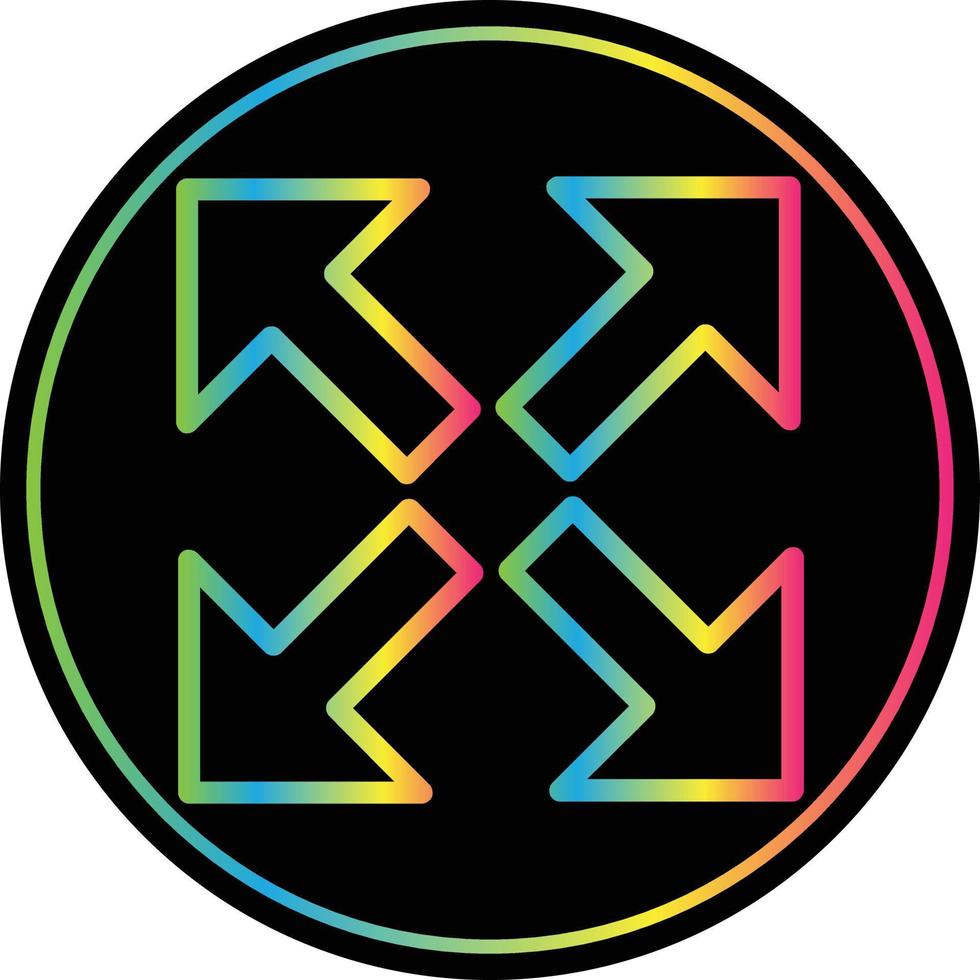 Expand Arrows Alt Vector Icon Design
