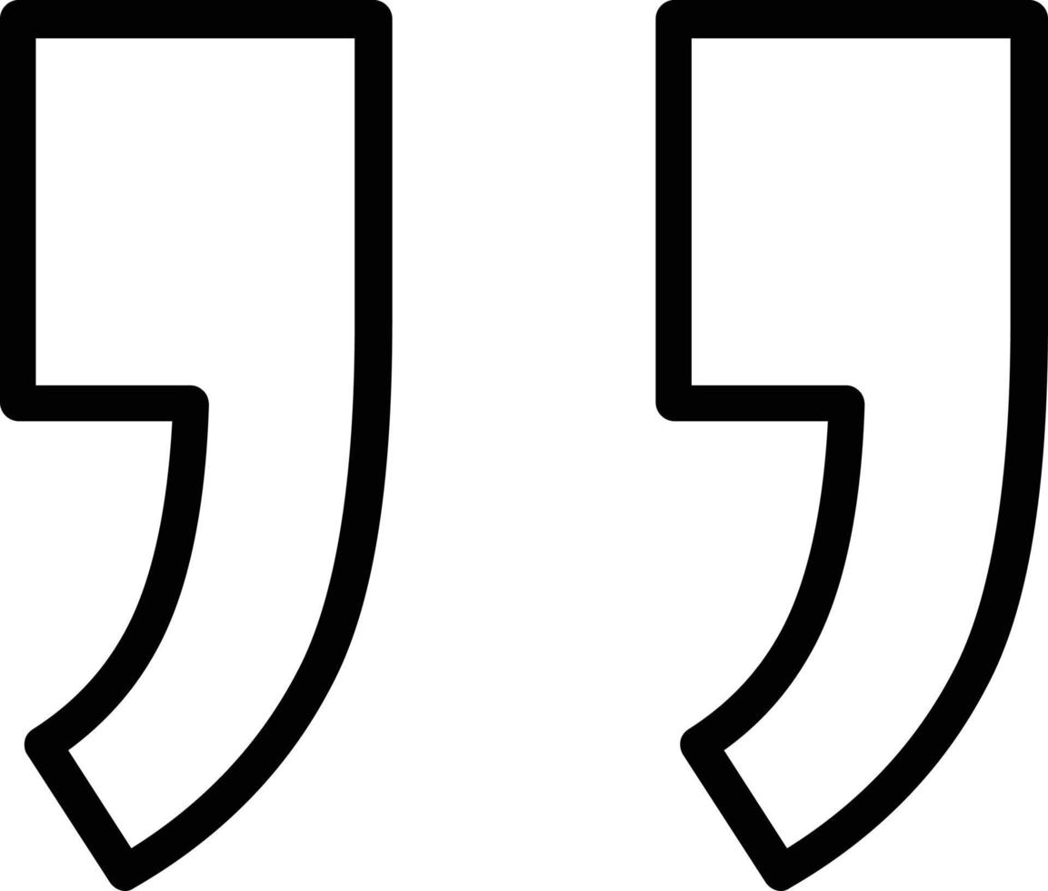 Quote Right Vector Icon Design