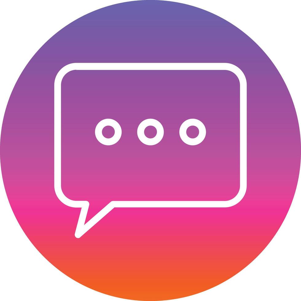 Comment Dots Vector Icon Design
