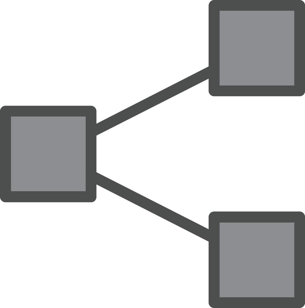 Project Diagram Vector Icon Design