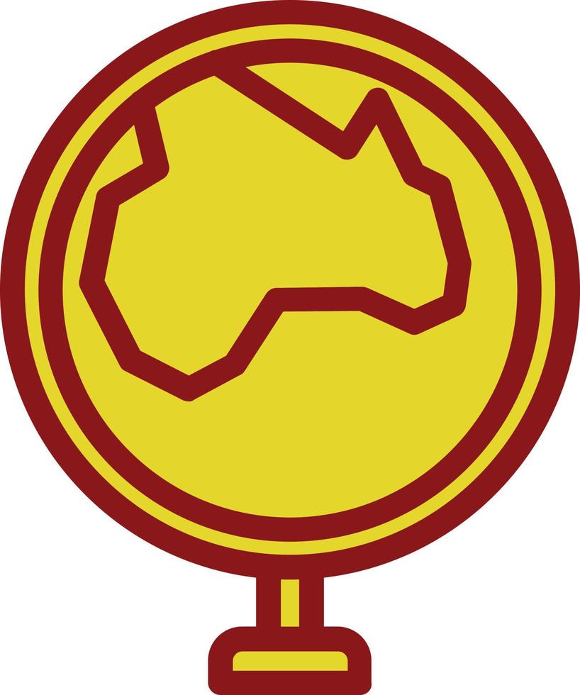 Globe Americas Vector Icon Design