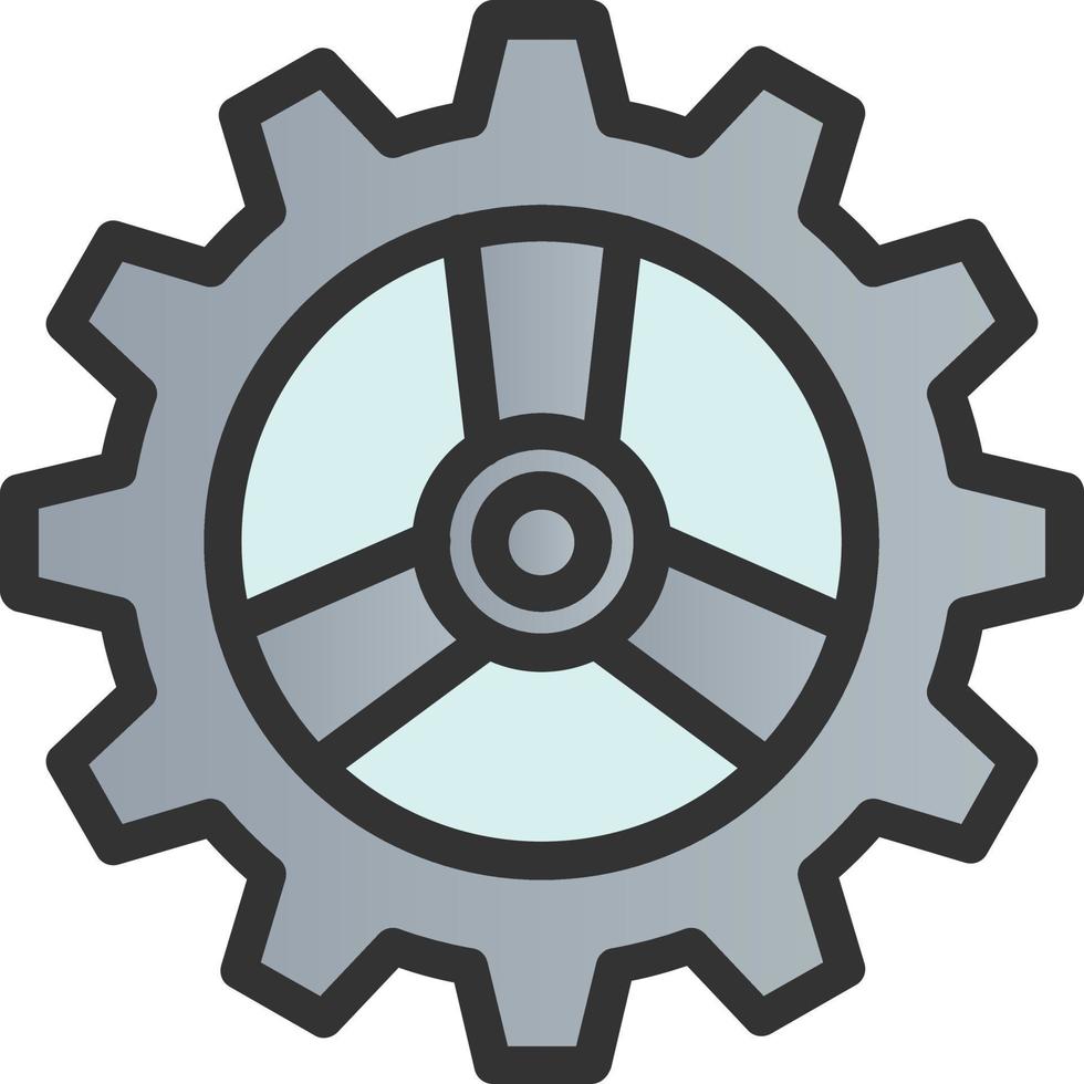 Cog Vector Icon Design