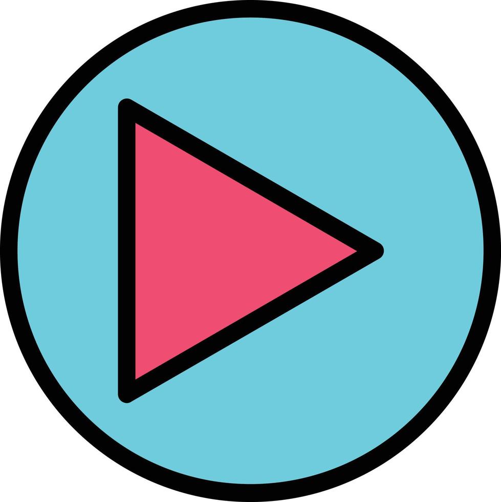 Play Circle Vector Icon Design
