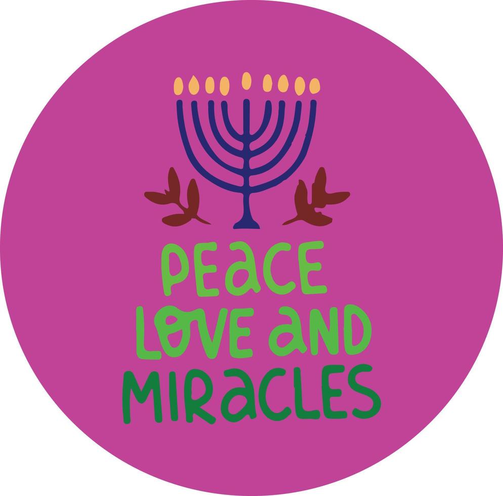 Logos specific to the hanukkah holiday, a holiday specific to Israel. These designs are made in several colour palettes and in different shapes vector