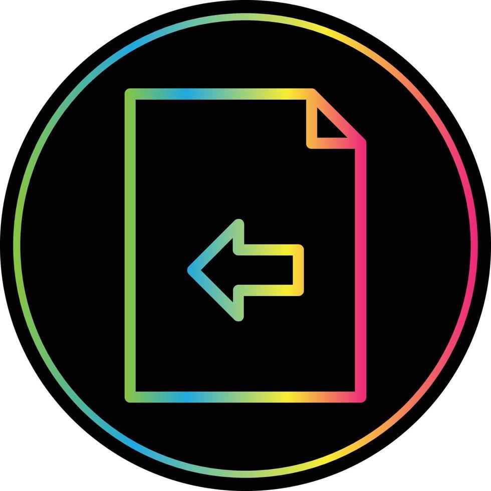 File Import Vector Icon Design