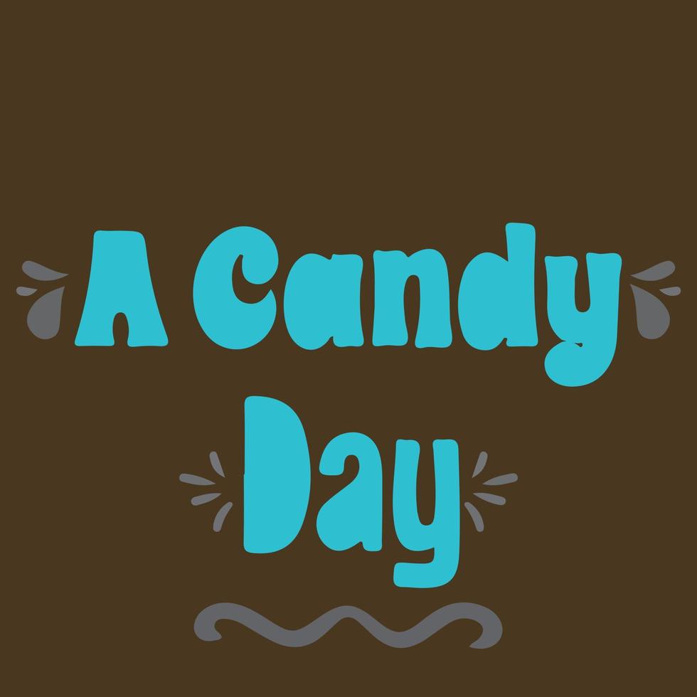 A candy day , simple design made with blue patterns on a gray background vector