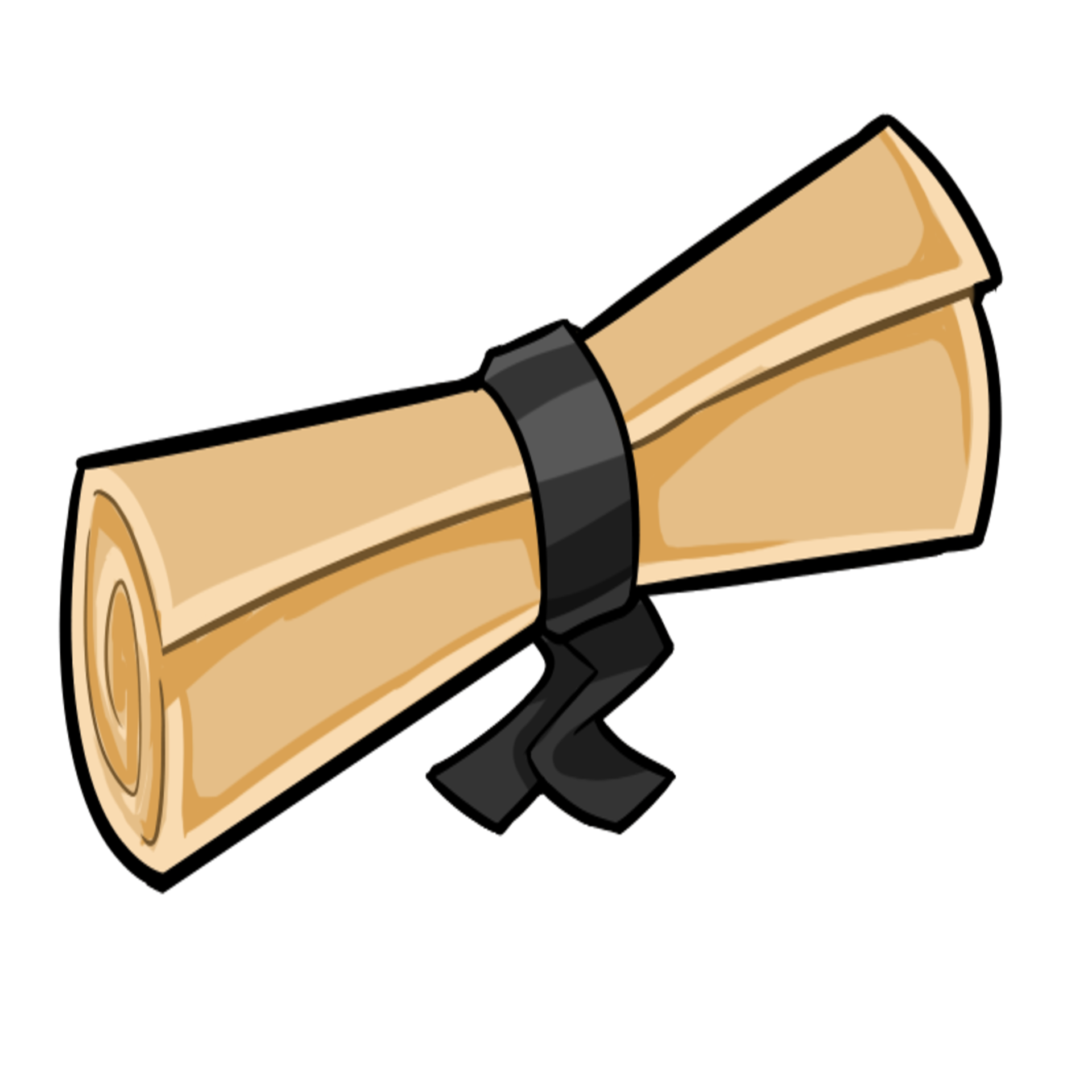 Sch ne schriftrolle schwarz 14972321 png