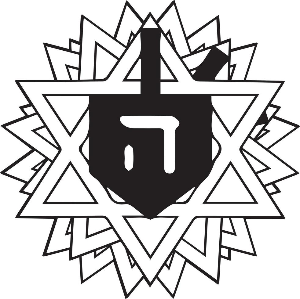 Logos specific to the hanukkah holiday, a holiday specific to Israel. These designs are made in several colour palettes and in different shapes vector