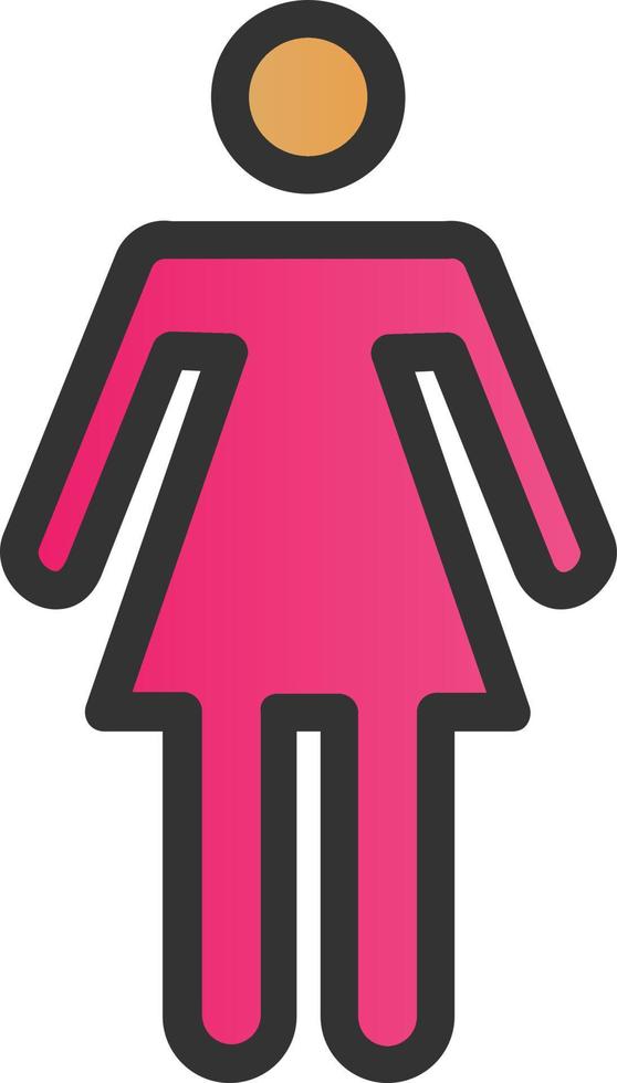 diseño de icono de vector femenino