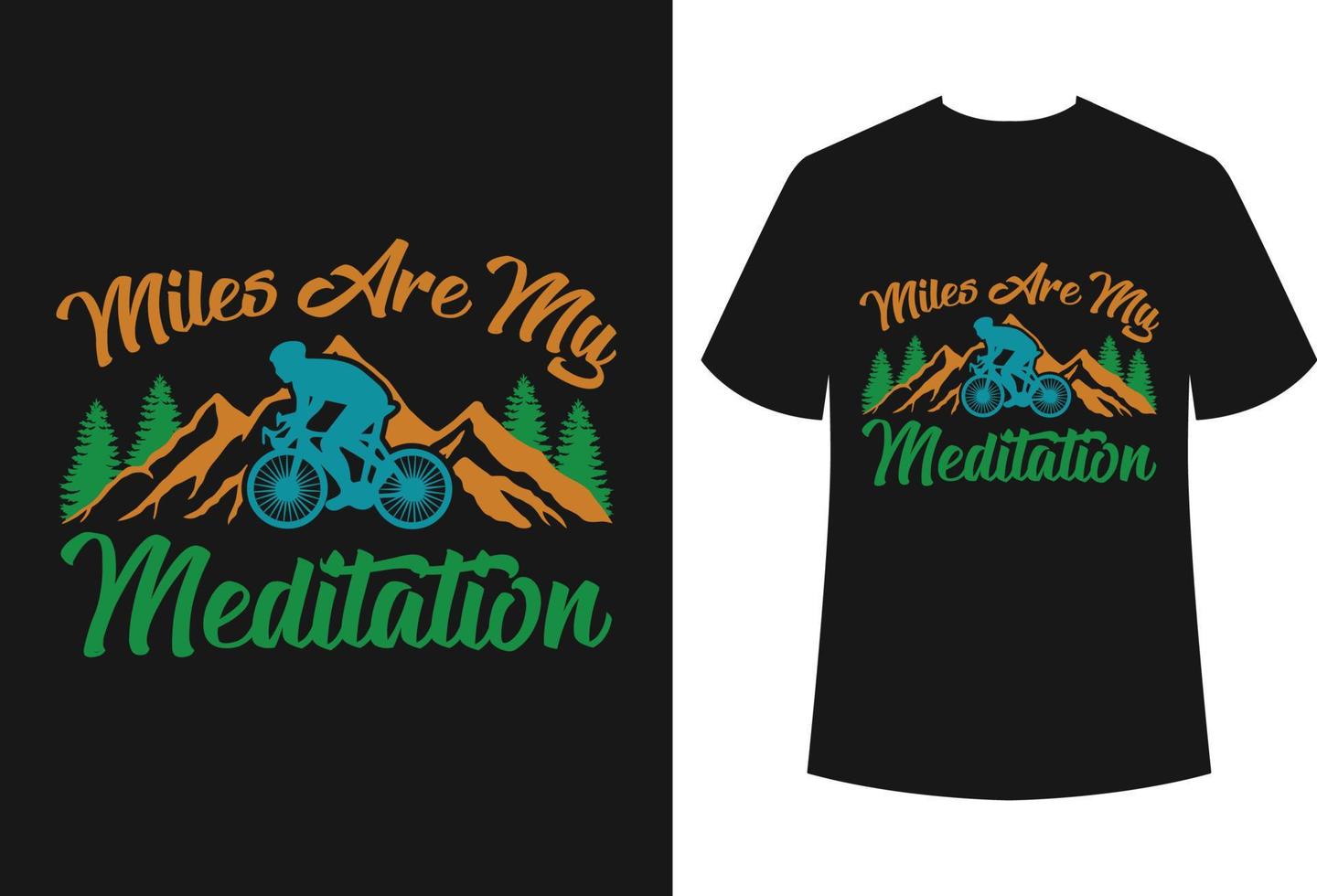 Cycling T-shirt Design vector