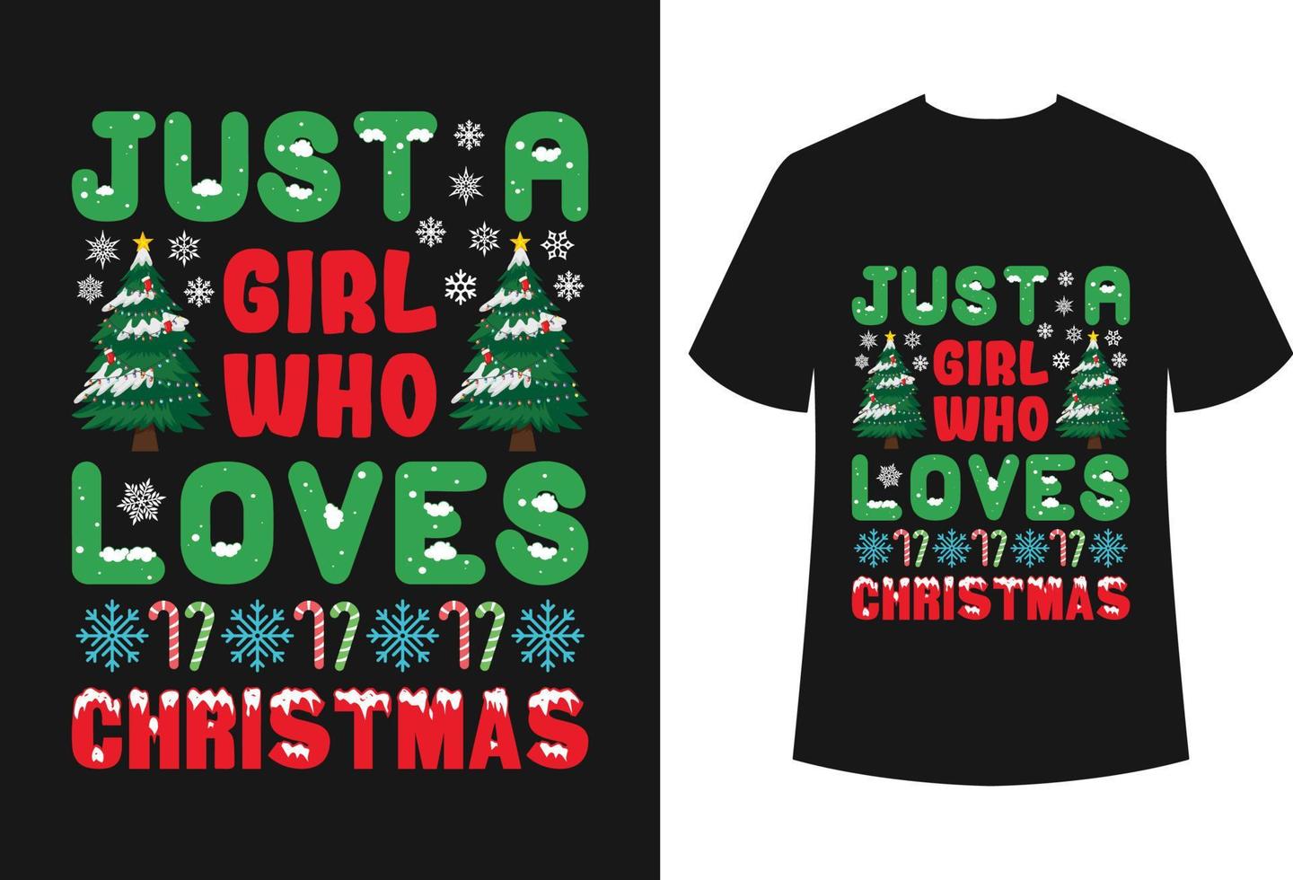 diseño de camiseta de navidad vector