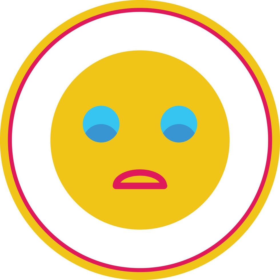 Frown Vector Icon Design