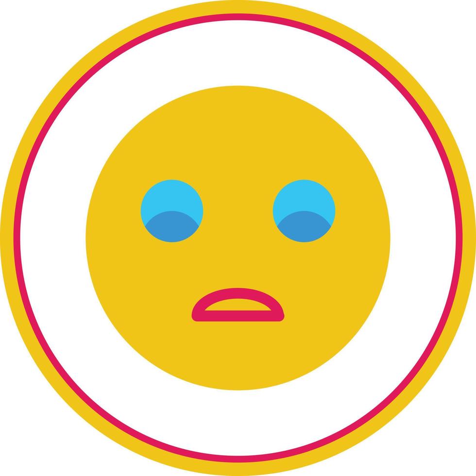 Frown Vector Icon Design