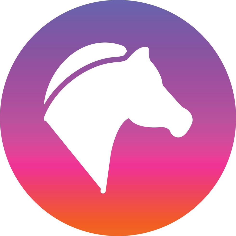 Horse Head Vector Icon Design