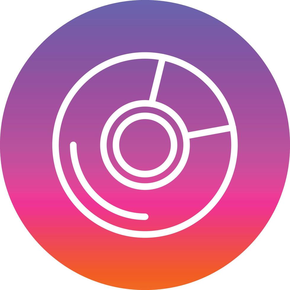 Compact Disc Vector Icon Design