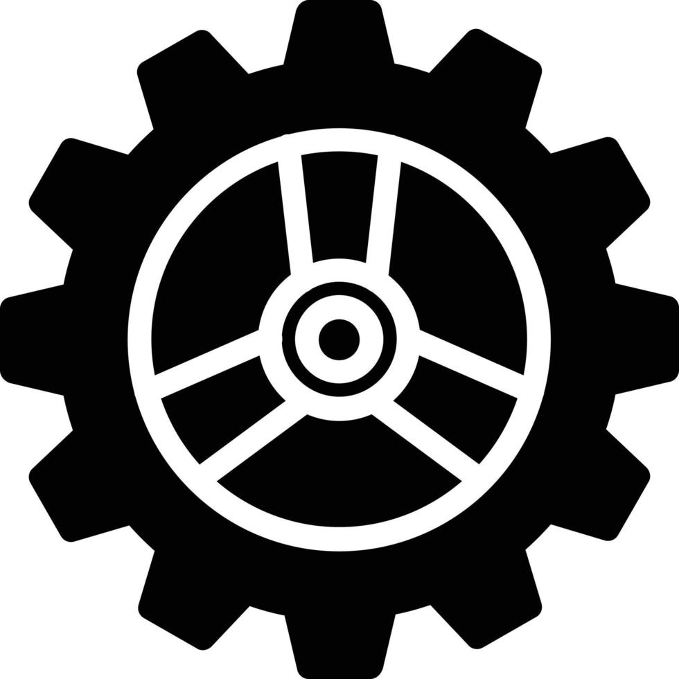 Cog Vector Icon Design