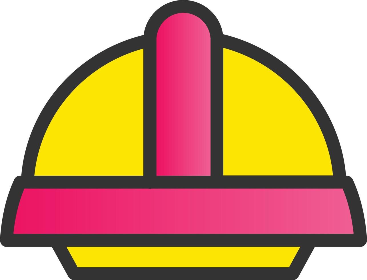 Hard Hat Vector Icon Design