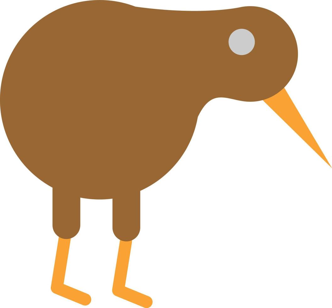 Kiwi Bird Vector Icon Design