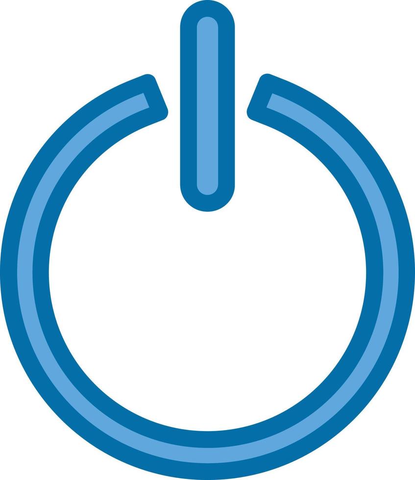 Power Off Vector Icon Design