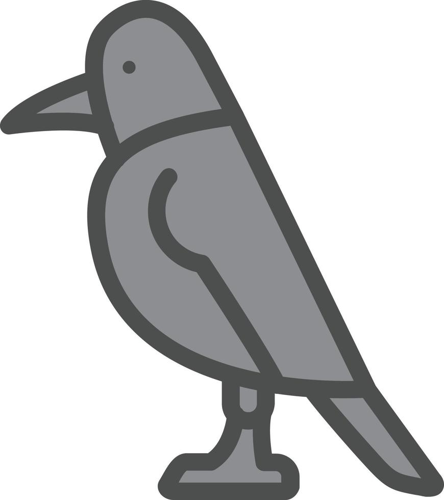 Crow Vector Icon Design