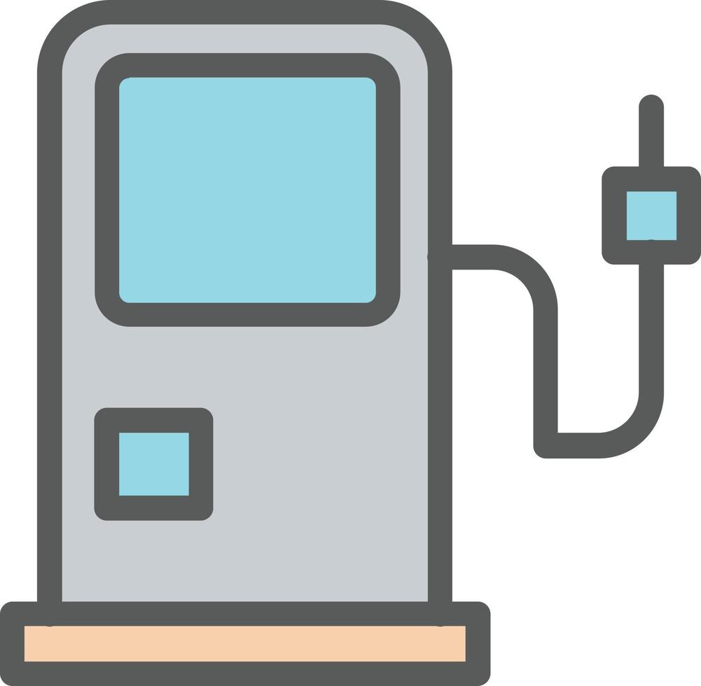 Gas Pump Vector Icon Design