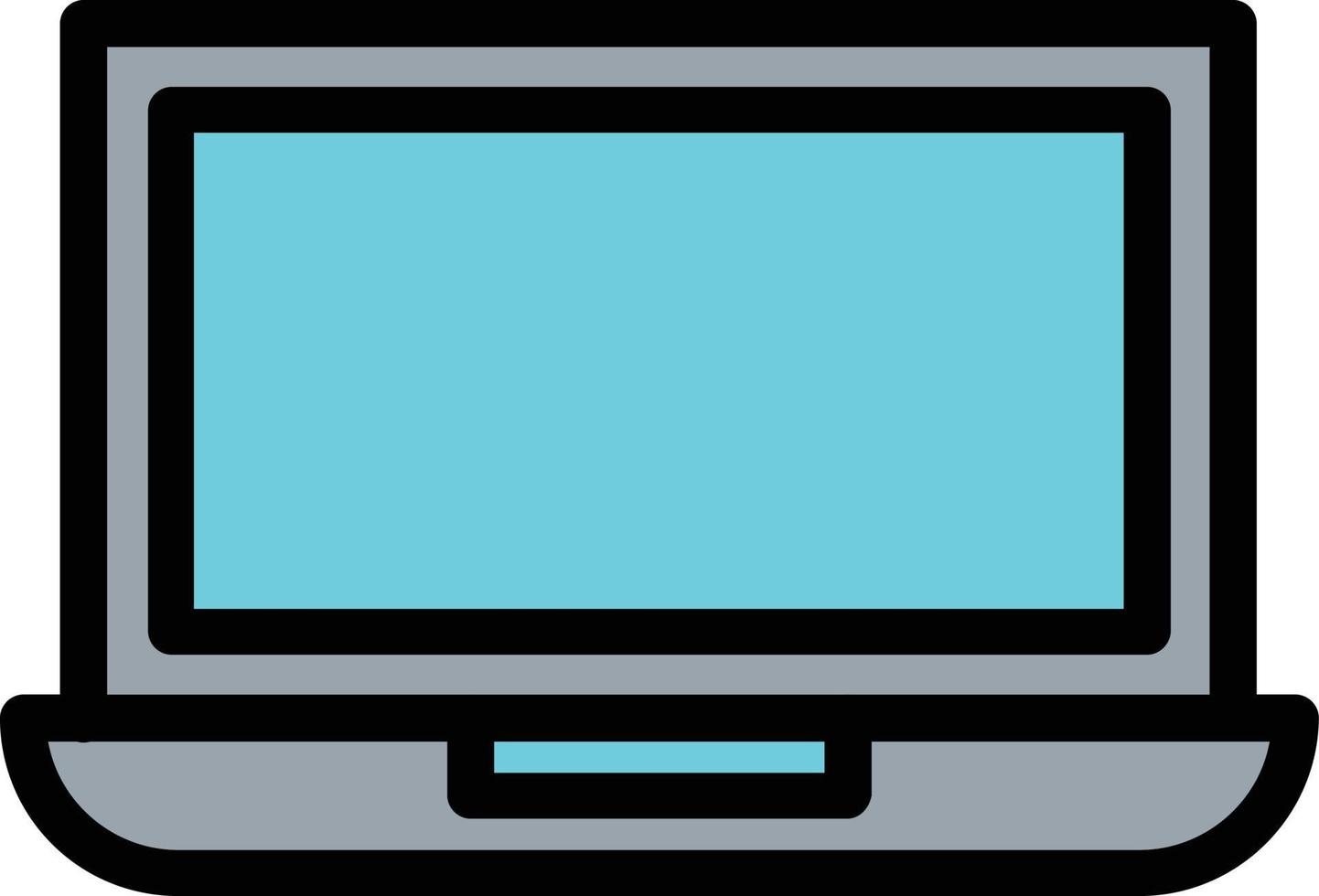 Laptop Vector Icon Design