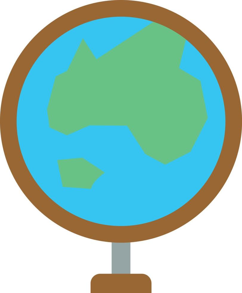 Globe Asia Vector Icon Design