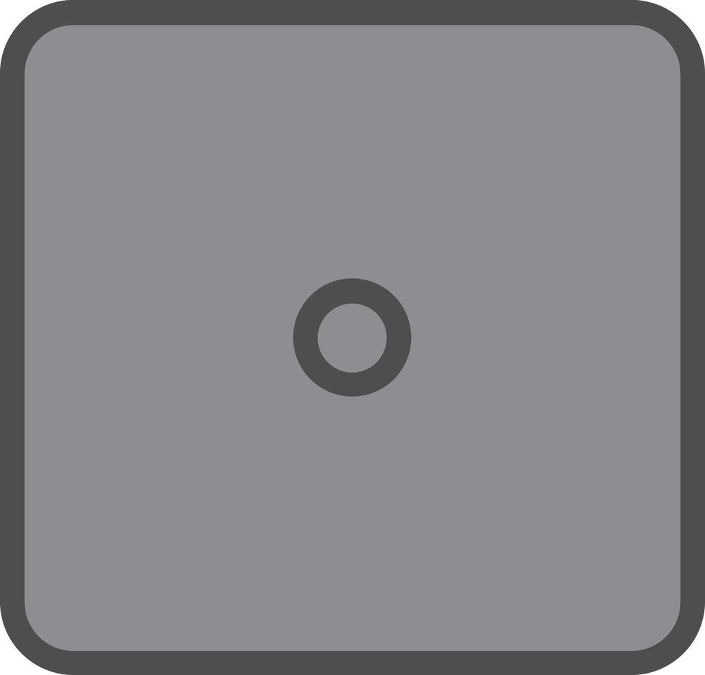 Dice One Vector Icon Design