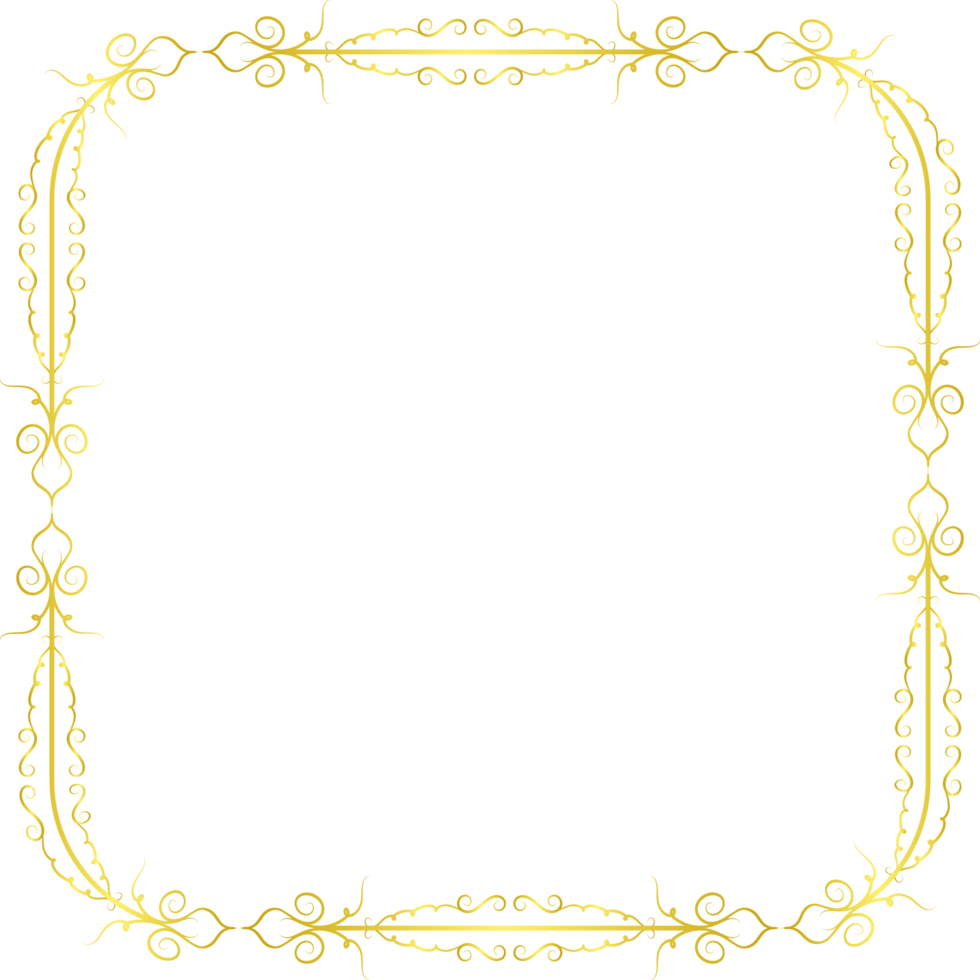 Gold Ornament Crop-out png