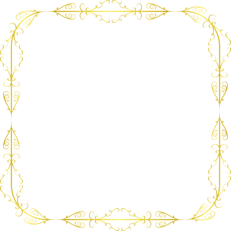 Gold Ornament Crop-out png