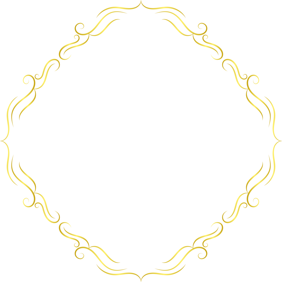 Gold Ornament Crop-out png