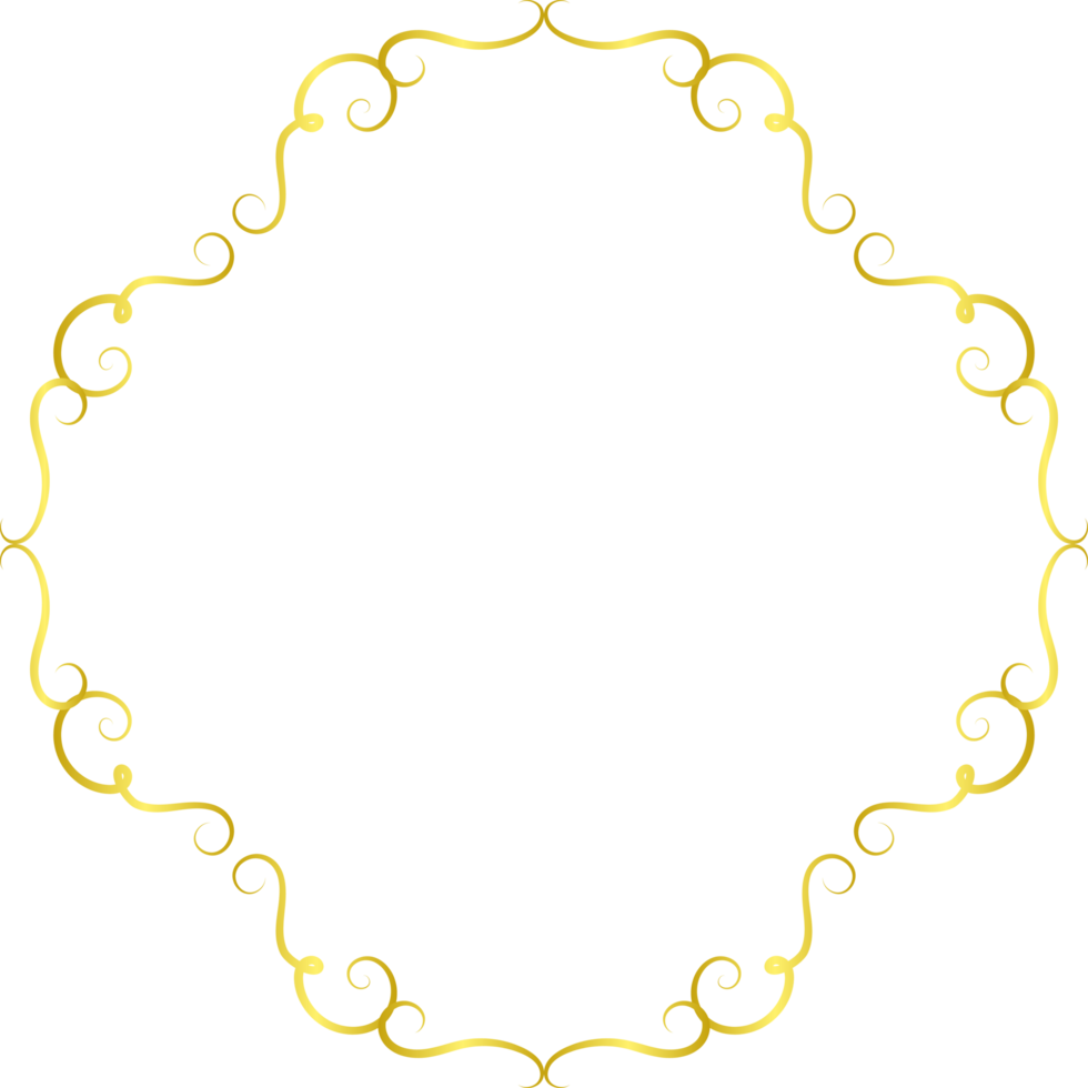 Gold Ornament Crop-out png