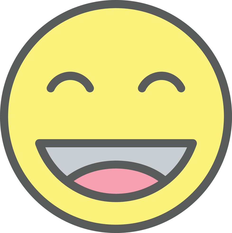 Grin Tongue Vector Icon Design