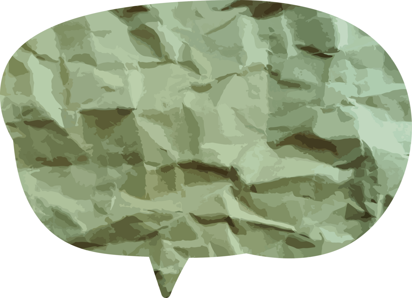 Speech Bubble Crop-out Icon png