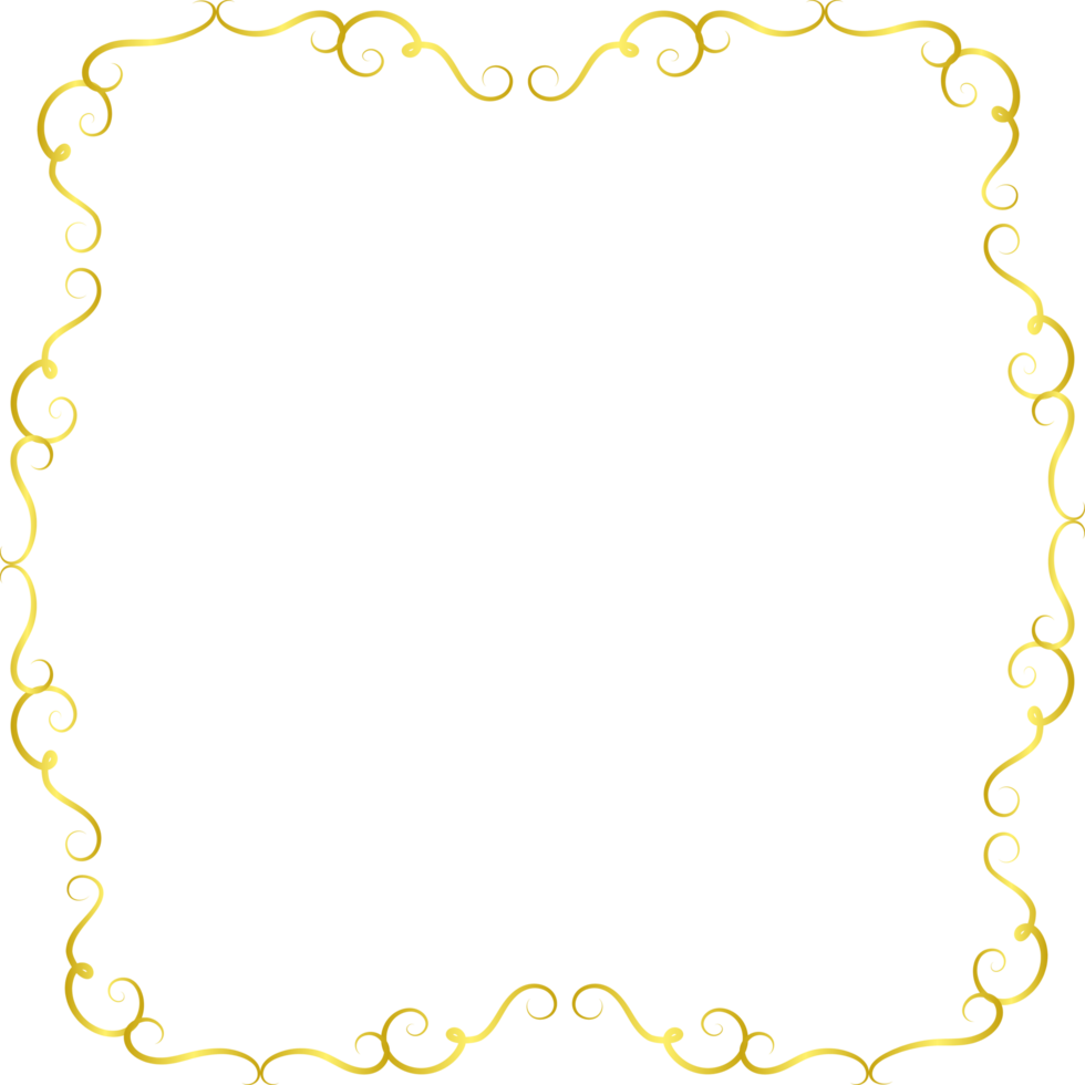 Gold Ornament Crop-out png