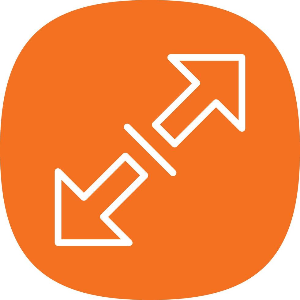 Expand Alt Vector Icon Design
