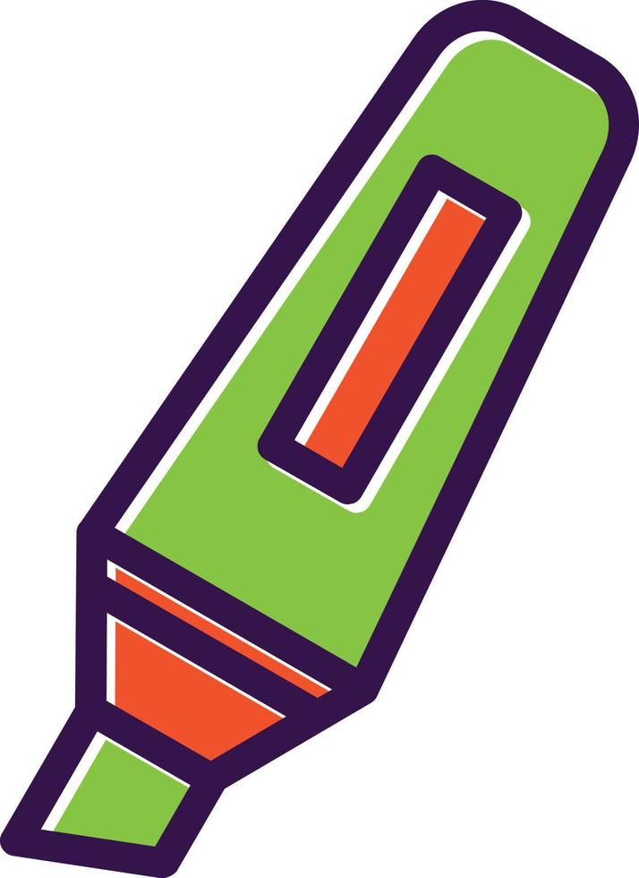 Highlighter Vector Icon DesignHiking Vector Icon Design