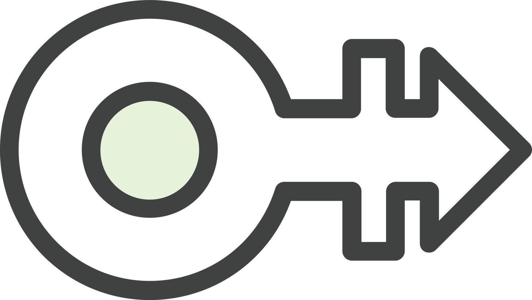 Mars Stroke H Vector Icon Design