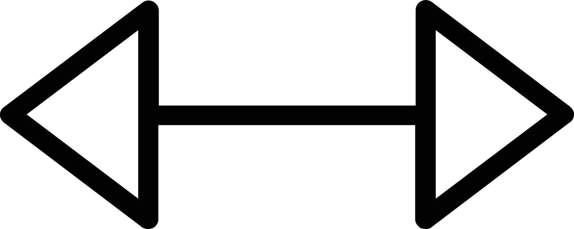 Arrows Alt H Vector Icon Design