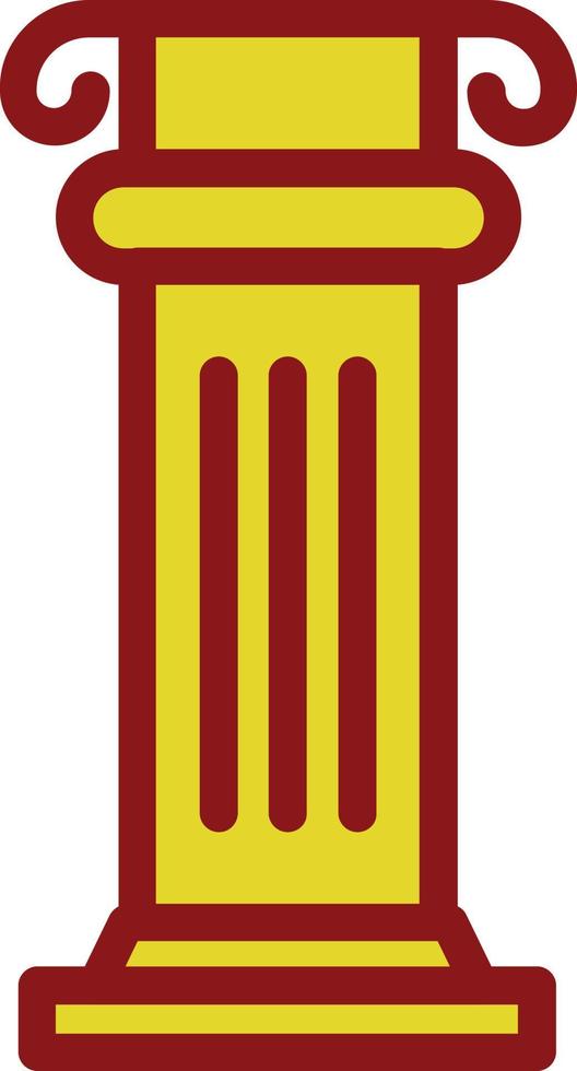 Columns Vector Icon Design