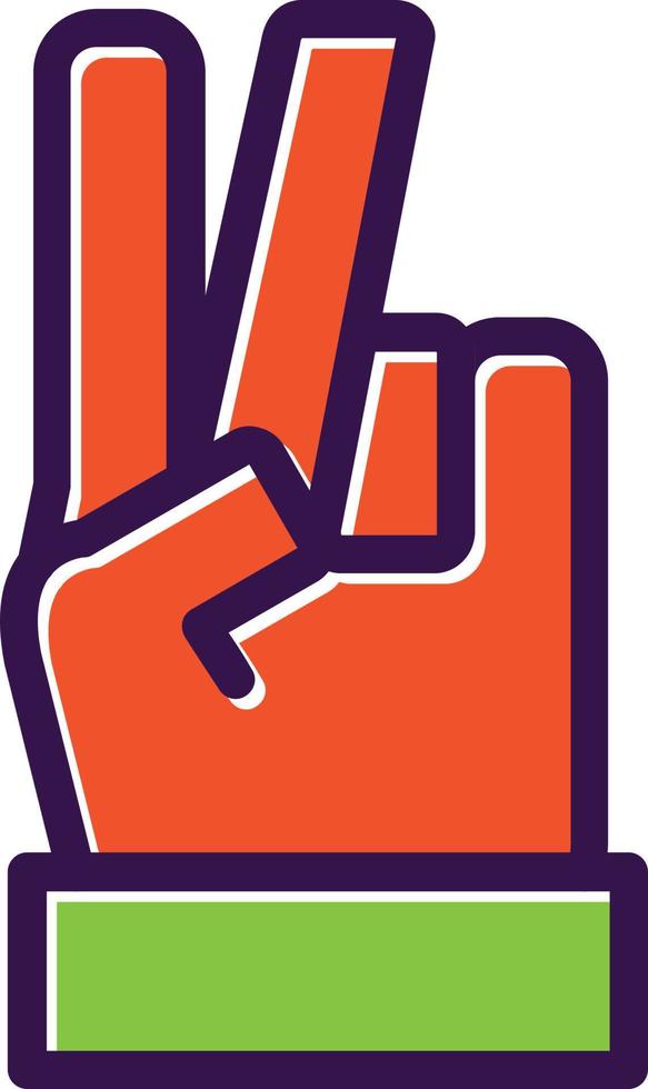 Hand Scissors Vector Icon Design
