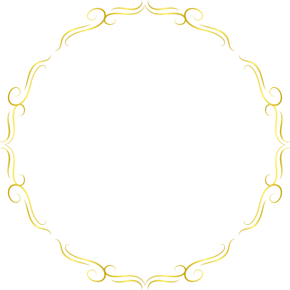 Gold Ornament Crop-out png