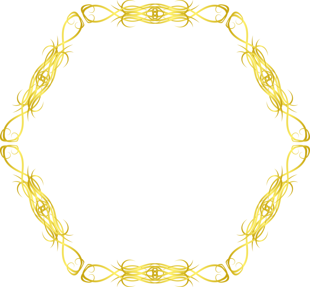 Gold Ornament Crop-out png