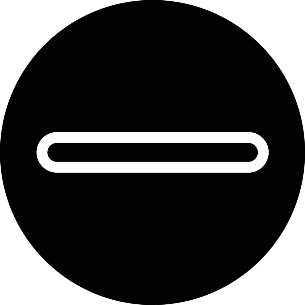 Minus Circle Vector Icon Design