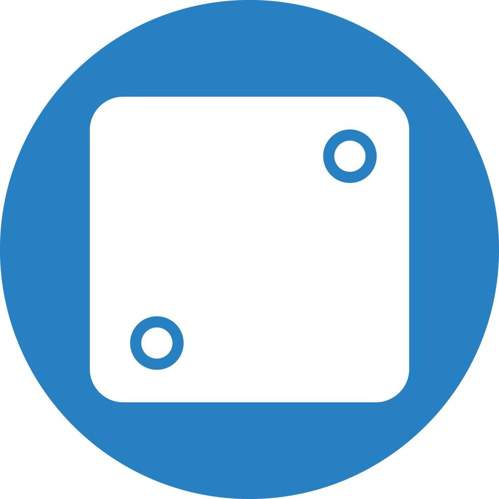 Dice Two Vector Icon Design